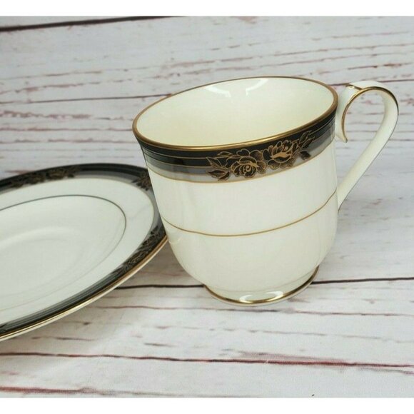 Vintage Noritake Spell Binder #9733 Teacup and Saucer Set - Mint Condition - Picture 11 of 12